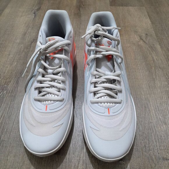PUMA MELO Basketball Shoes Men’s 13 Grey Orange New Open Box - Picture 4 of 9